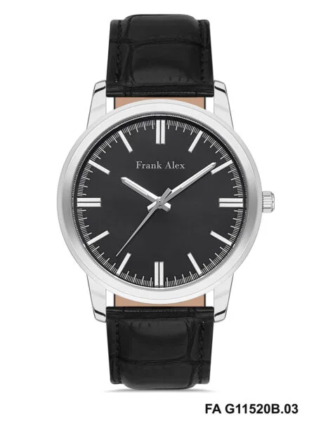 Frank Alex Black Leather