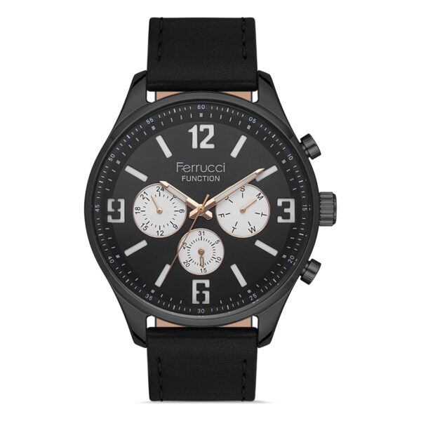 Ferrucci Black Leather