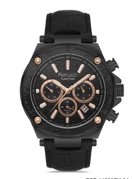 Ferrucci Black Chrono