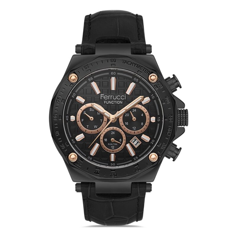 Ferrucci Black Chrono