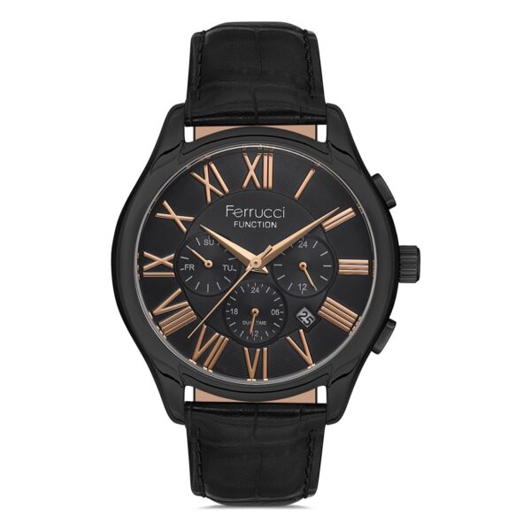 Ferrucci Black Leather
