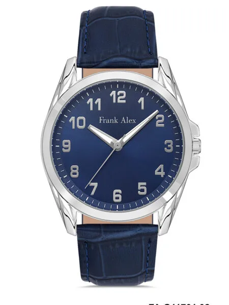 Frank Alex Blue Leather