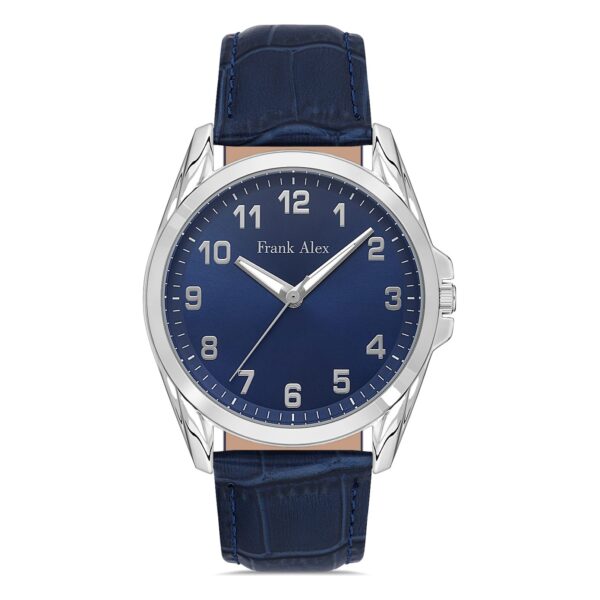 Frank Alex Blue Leather