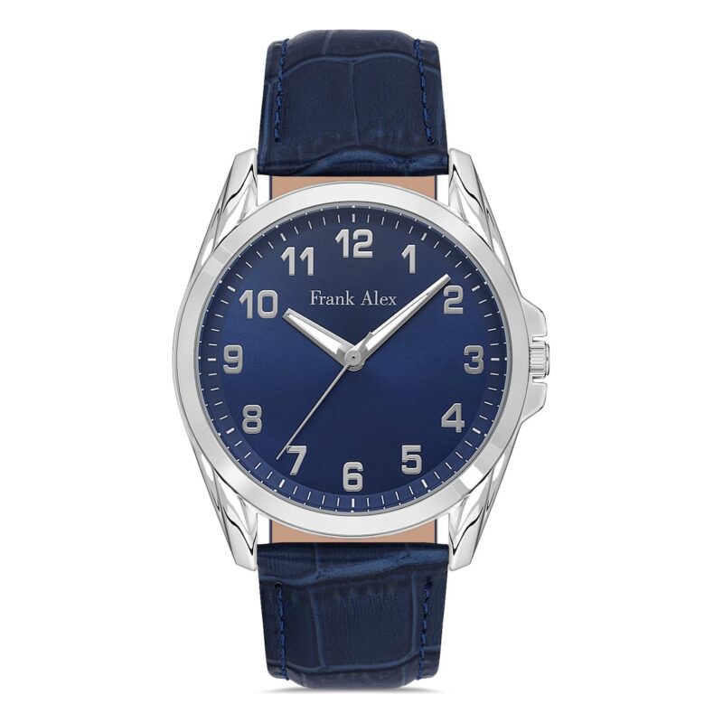 Frank Alex Blue Leather