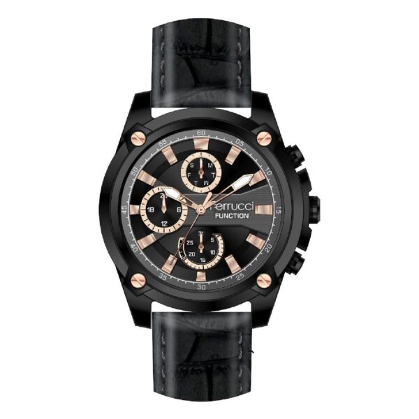 Ferrucci Black Leather
