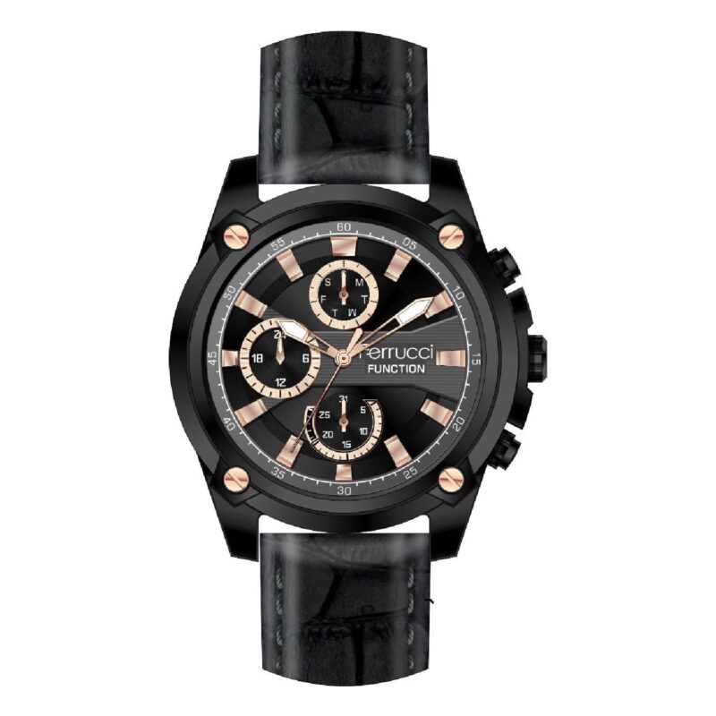 Ferrucci Black Leather
