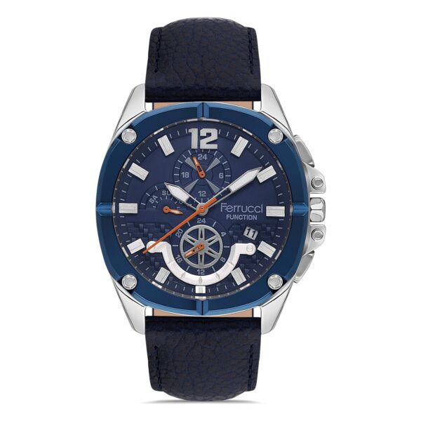 Ferrucci Blue Leather