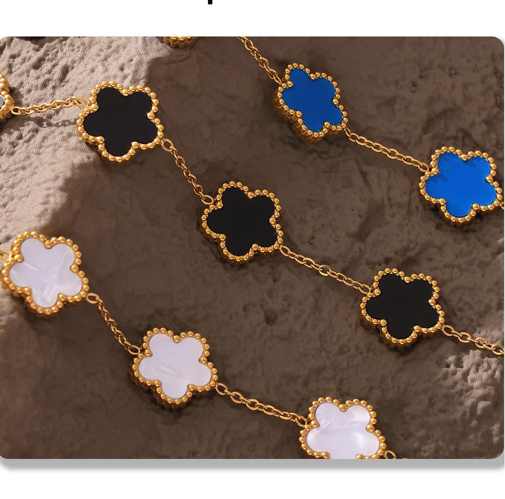 Gold & White Steel Bracelet - Image 2