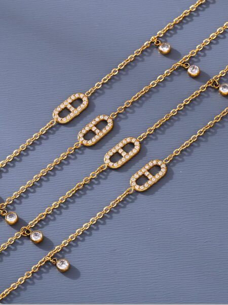 Alternative view of Gold Steel Bracelet