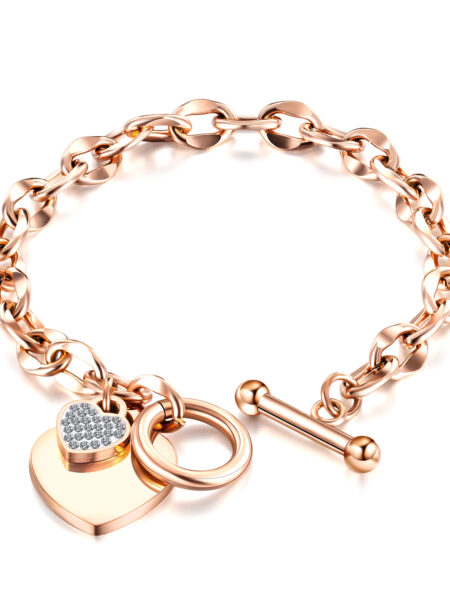 Rose Gold Steel Bracelet