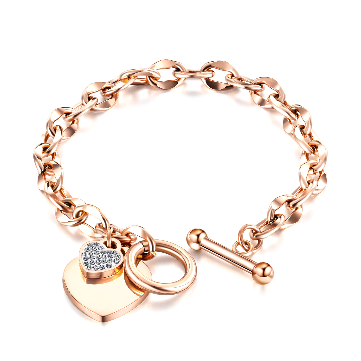 Rose Gold Steel Bracelet