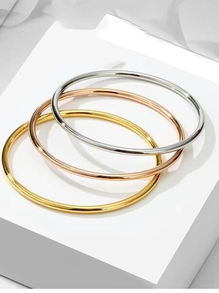 Gold&Silver&Rose Gold Steel Bracelet