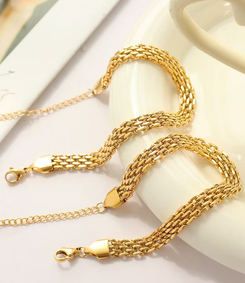 Gold Steel Bracelet - Image 2