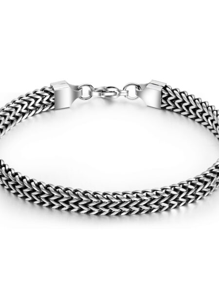Silver Steel Bracelet