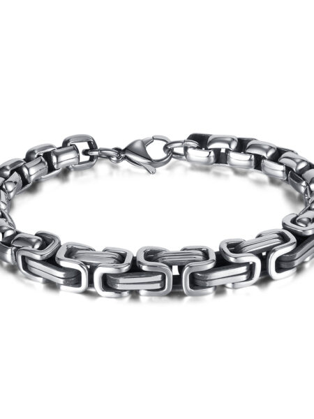 Gun Color Steel Bracelet