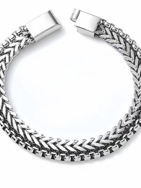 Silver Steel Bracelet