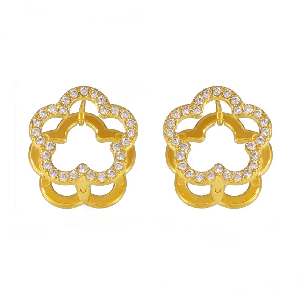 Gold Steel Earings