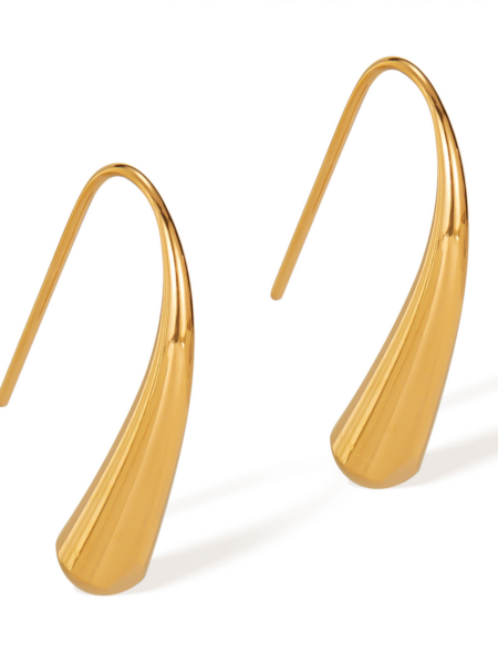 Gold Steel Earings