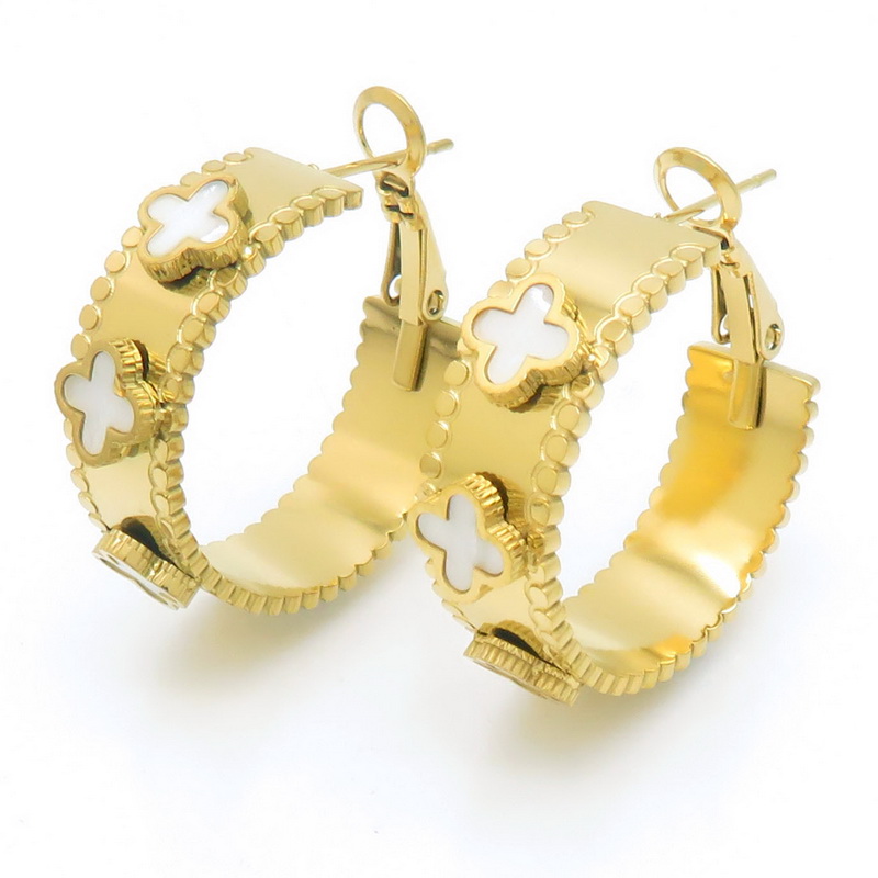 Gold Steel Earings
