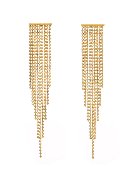 Gold Steel Earings