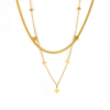 Gold Steel Necklace