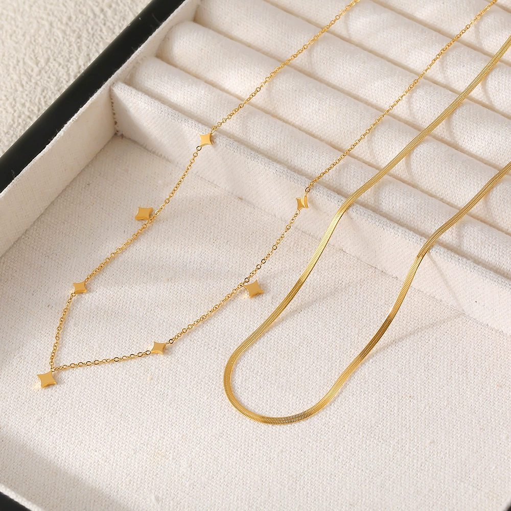 Gold Steel Necklace - Image 5