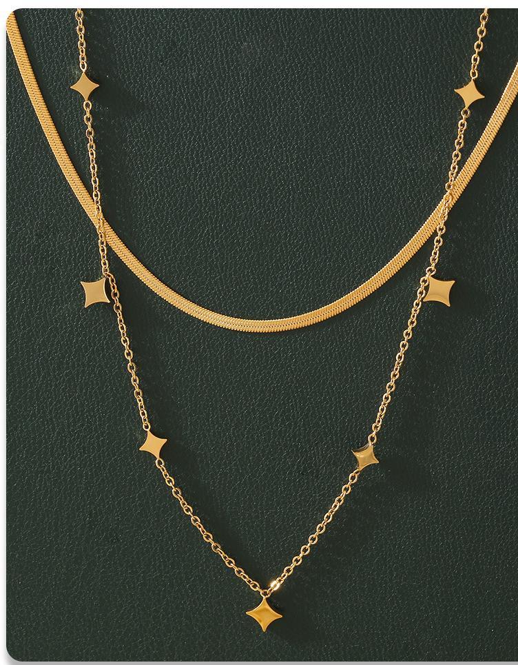 Gold Steel Necklace - Image 4