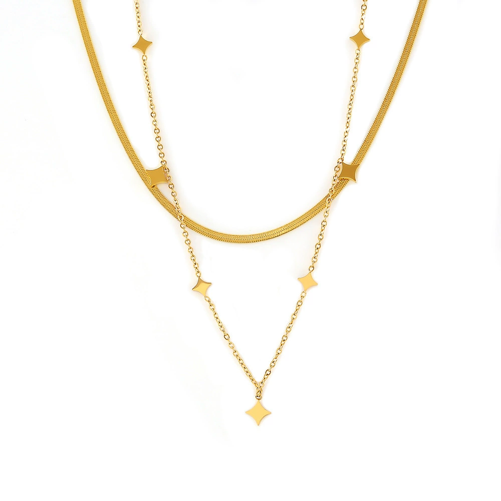 Gold Steel Necklace