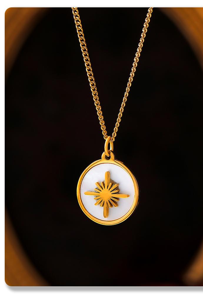 Gold Steel Necklace - Image 5