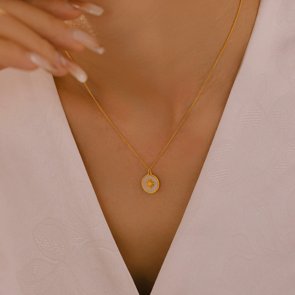 Gold Steel Necklace - Image 2