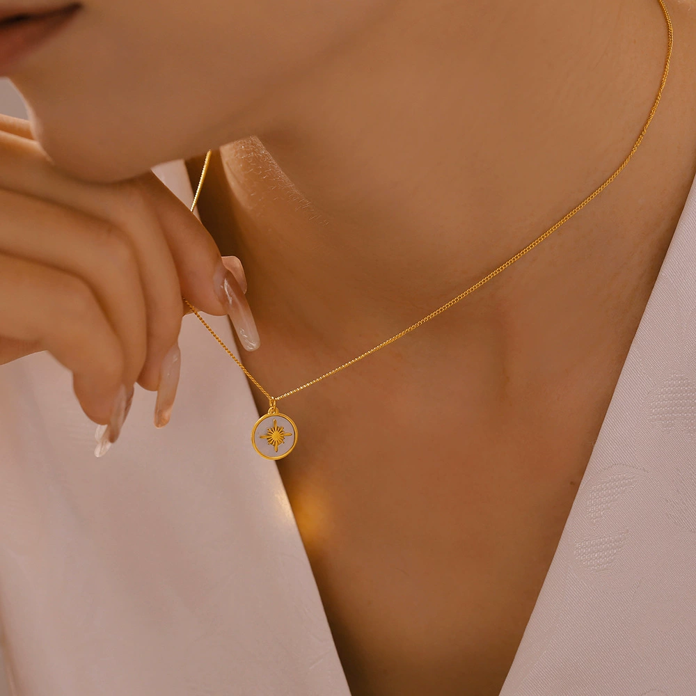 Gold Steel Necklace - Image 3