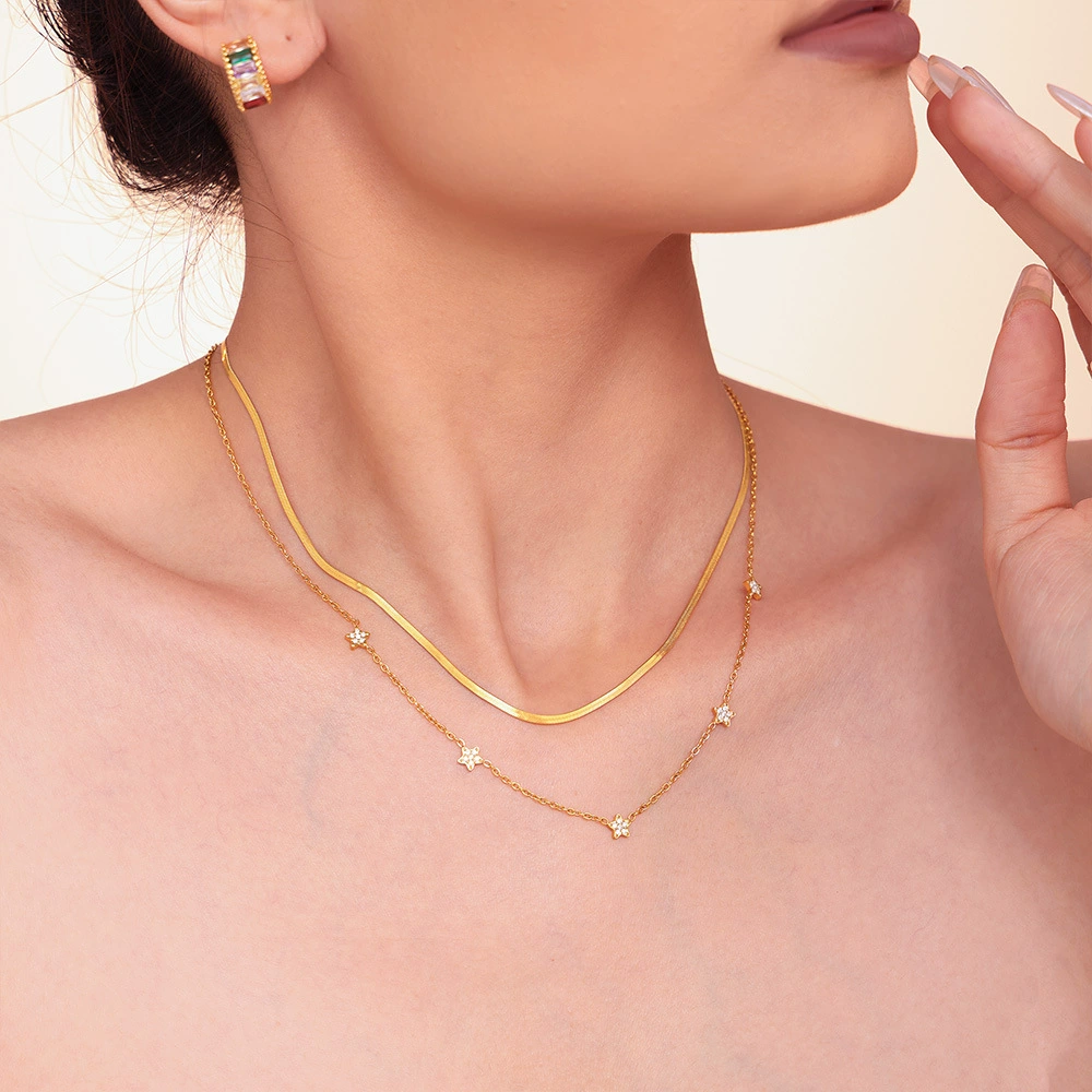 Gold Steel Necklace - Image 2