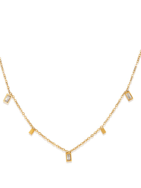 Gold Steel Necklace