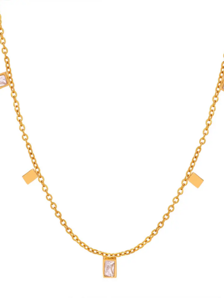 Gold Steel Necklace