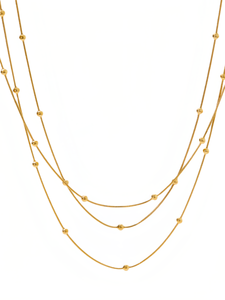 Gold Steel Necklace