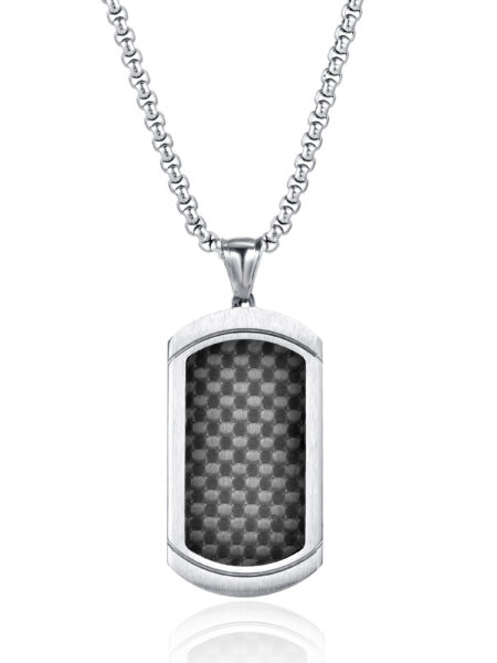 Silver Steel Necklace
