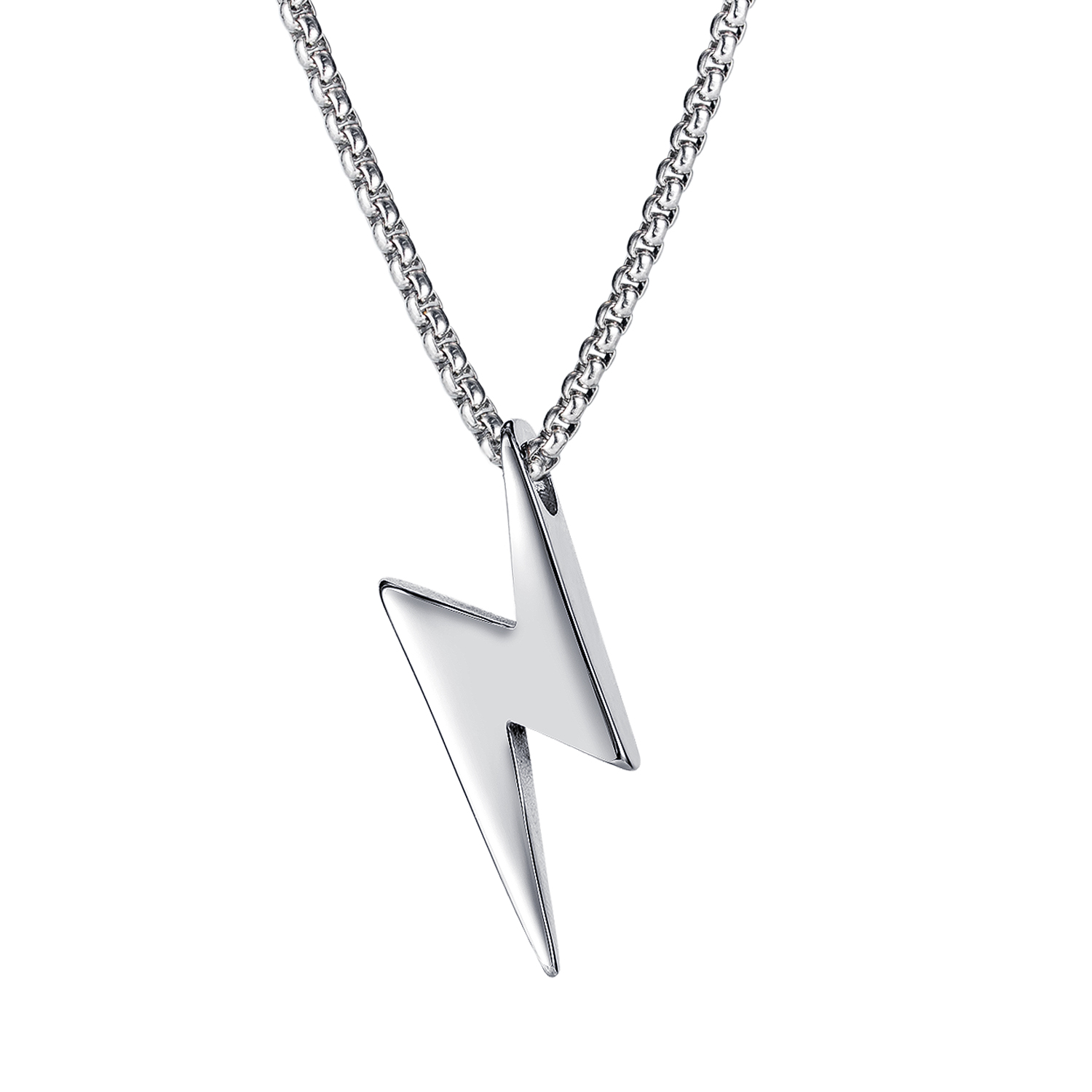 Silver Steel Necklace
