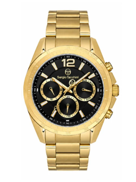 Sergio Tacchini Gold Black Chrono