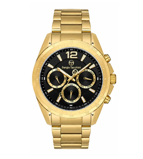 Sergio Tacchini Gold Black Chrono
