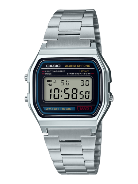 Casio Retro Silver Digital