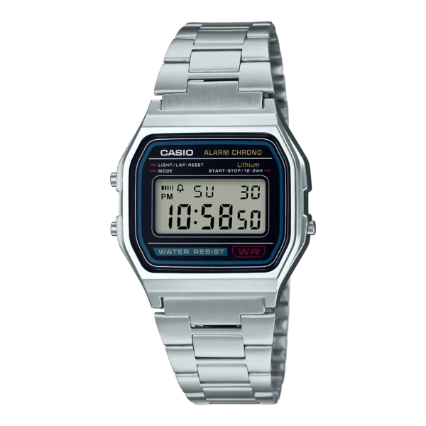 Casio Retro Silver Digital
