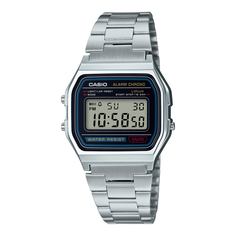 Casio Retro Silver Digital