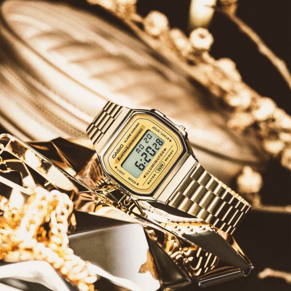 Alternative view of Casio Retro Gold Digital