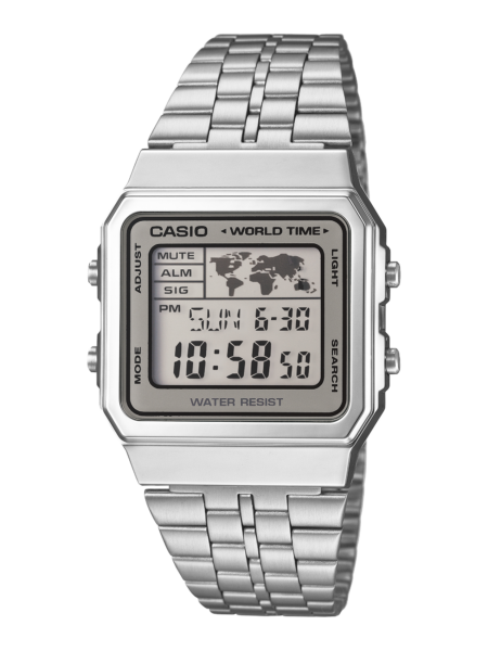 Casio Worldtime Silver Digital