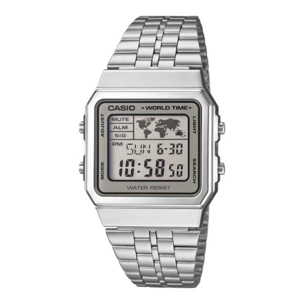 Casio Worldtime Silver Digital