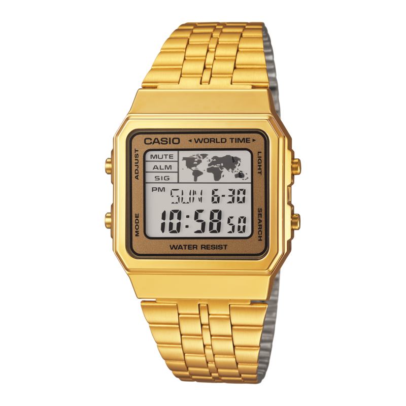 Casio Worldtime Gold Digital