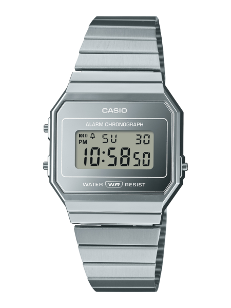 Casio Slim Silver Digital