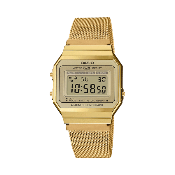 Casio Slim Gold Mesh