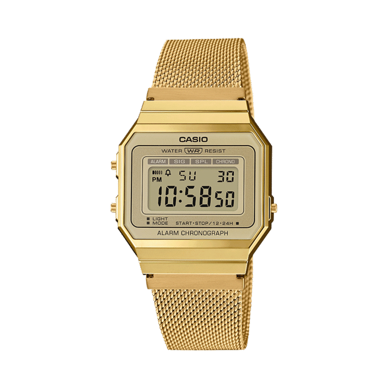 Casio Slim Gold Mesh