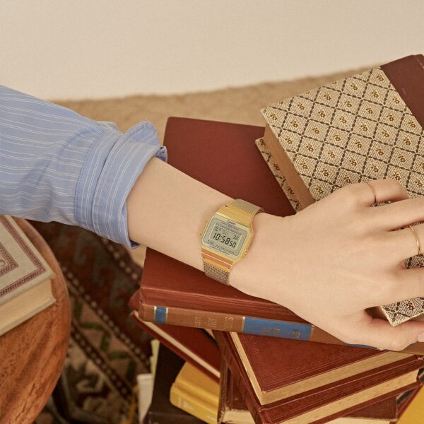 Alternative view of Casio Slim Gold Mesh